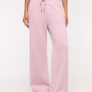 Abercrombie & Fitch High Rise Sunday Wide Leg Sweatpant